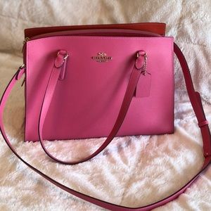 COACH Tatum Carryall in Confetti/Mango